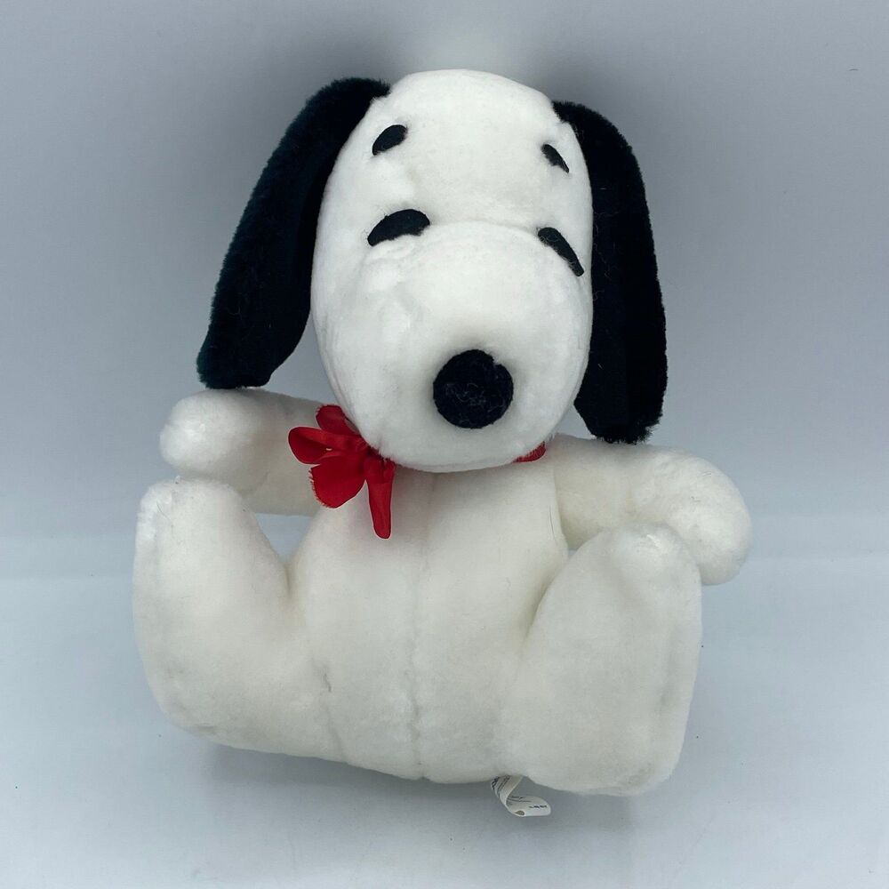 Vintage 1968 Snoopy Peanuts Knickerbocker Plush Stuffed Animal Beagle Dog